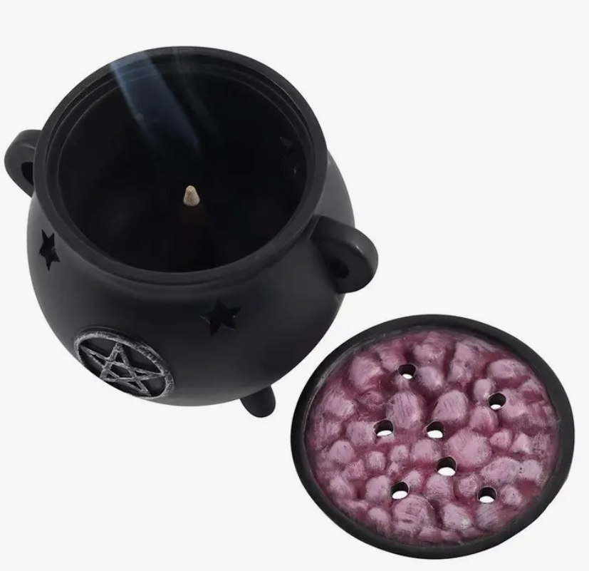 Incense Cone Holder - Resin Cauldron