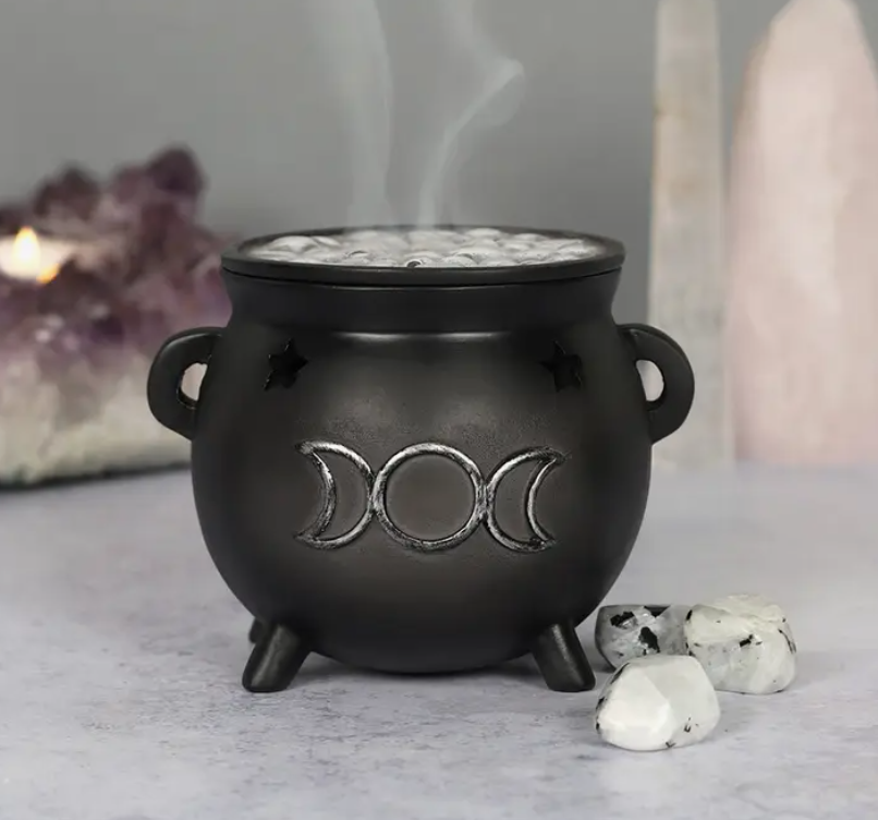 Incense Cone Holder - Resin Cauldron