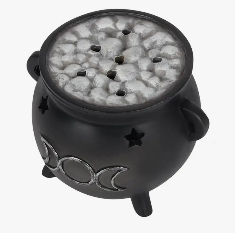 Incense Cone Holder - Resin Cauldron