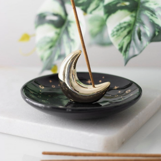 Incense Holder - Crescent Moon