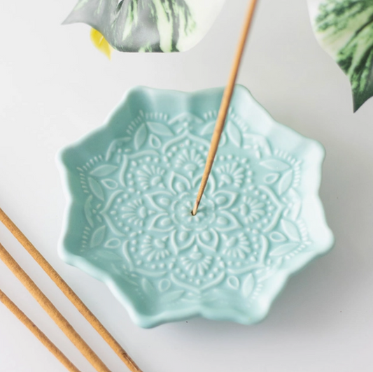 Incense Holder - Blue Mandala