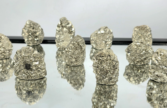 Crystals - Indian Pyrite Cut Base