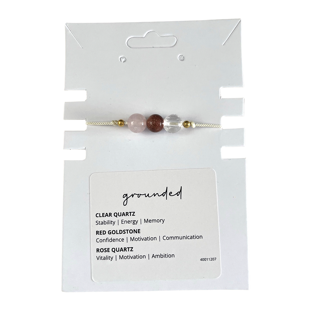 Triple Bead Crystal Bracelet - Intention Wish Bracelet