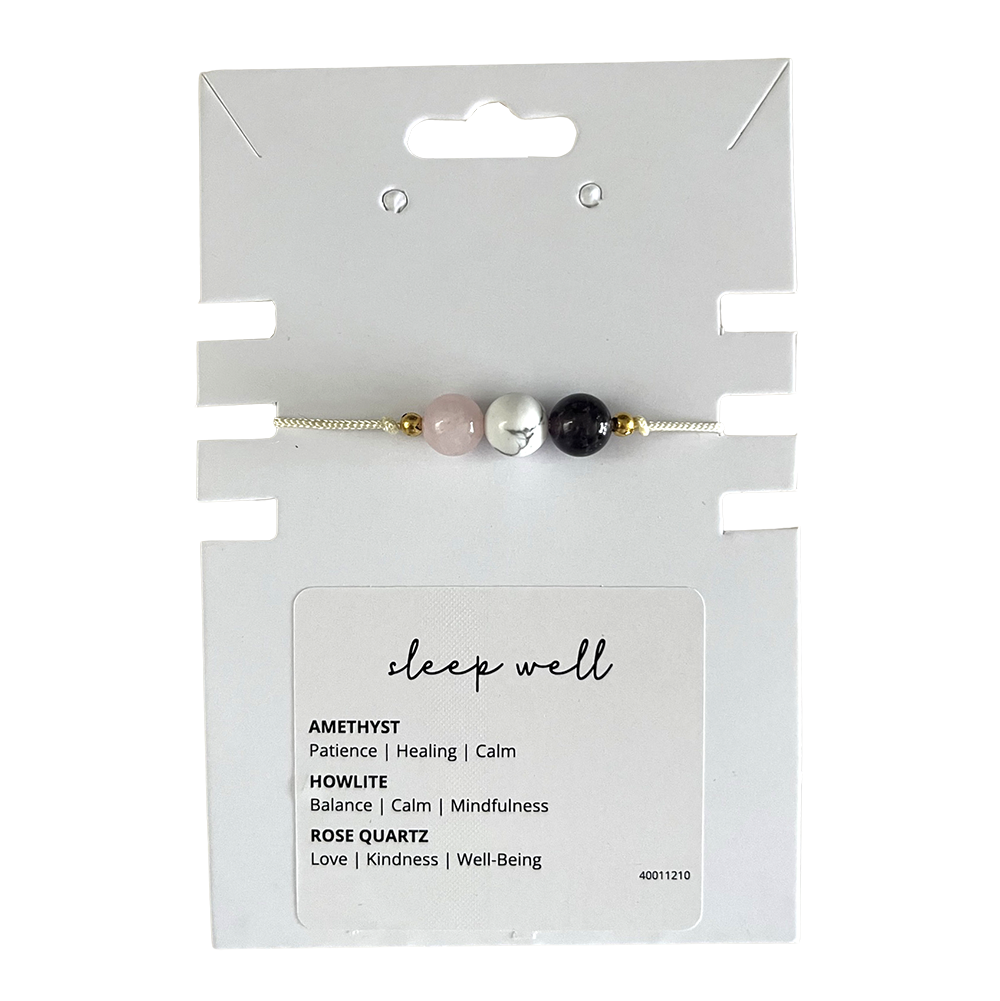 Triple Bead Crystal Bracelet - Intention Wish Bracelet