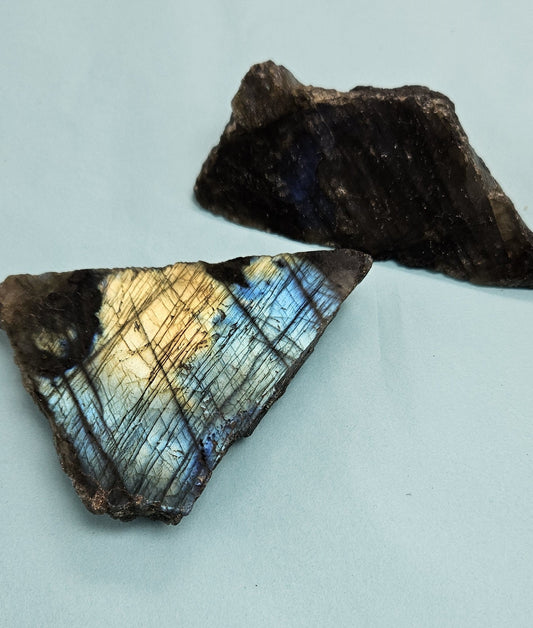 Labradorite Slices (1/2 polished)
