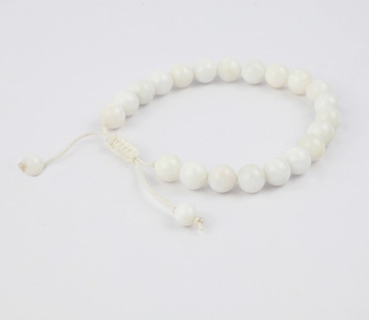 Macrame Crystal Bead Bracelet