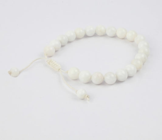 Macrame Crystal Bead Bracelet