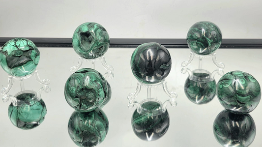Crystal Sphere - Malachite