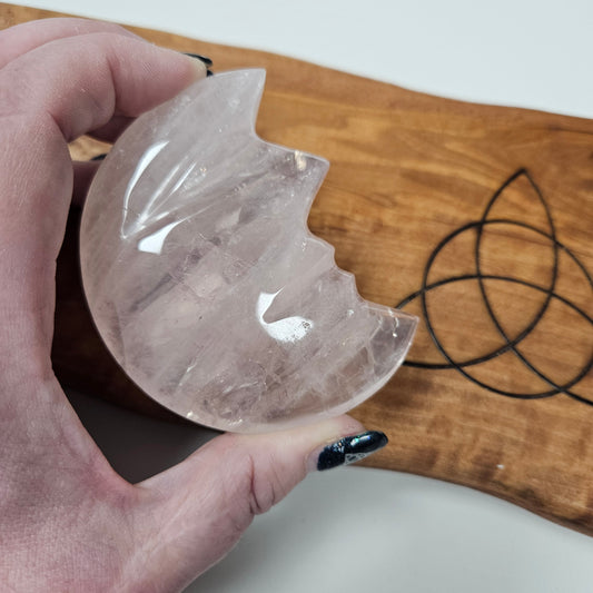 Crystals - Man in the Moon - Rose Quartz