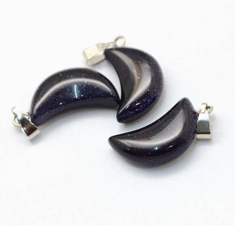 Crystal Pendant - Crescent Moon