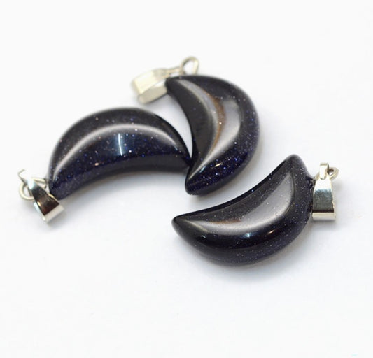 Crystal Pendant - Crescent Moon