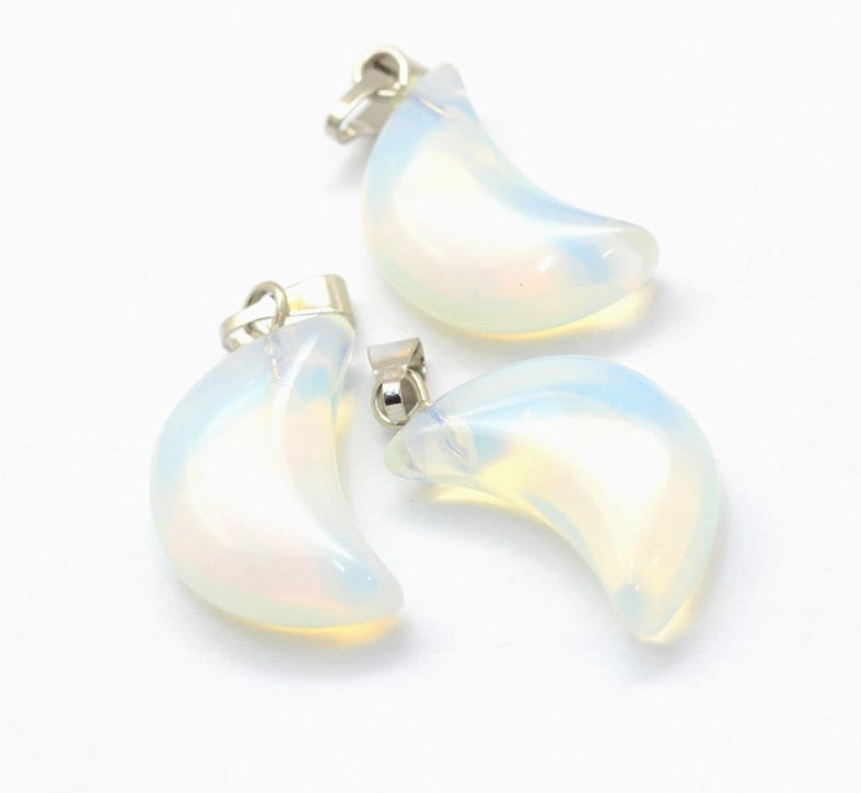 Crystal Pendant - Crescent Moon