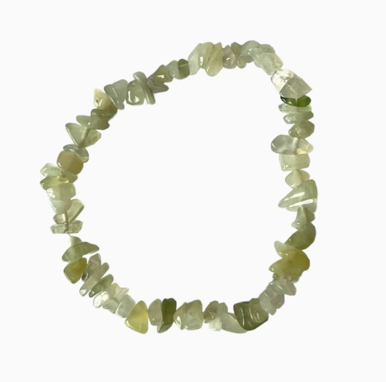 Crystal Chip Bracelet - New Jade