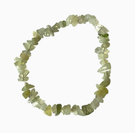 Crystal Chip Bracelet - New Jade