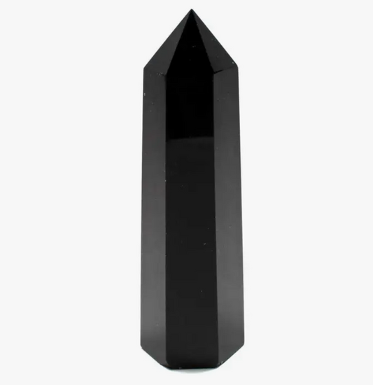Crystal Tower - Black Obsidian