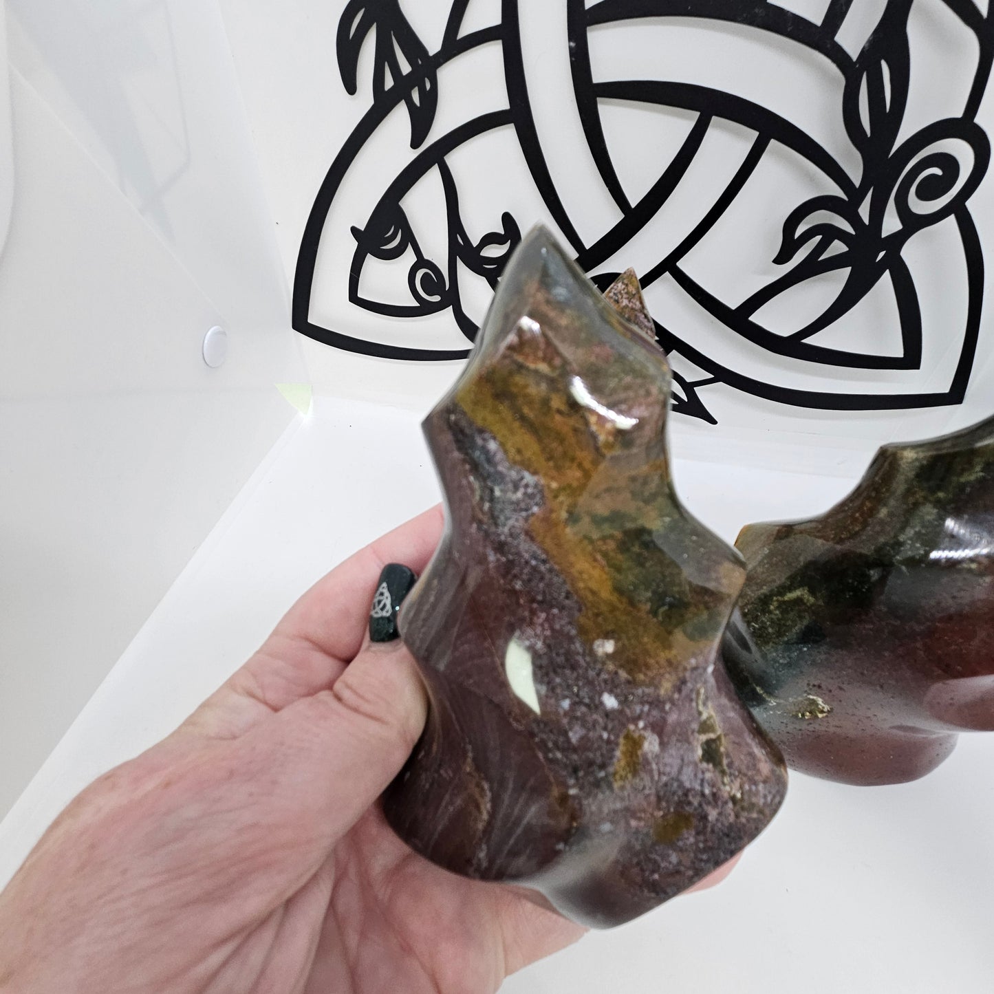 Crystal Flame - Ocean Jasper