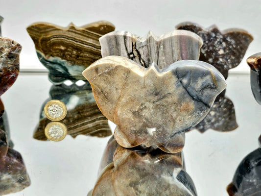 Crystal Butterfly - Ocean Jasper