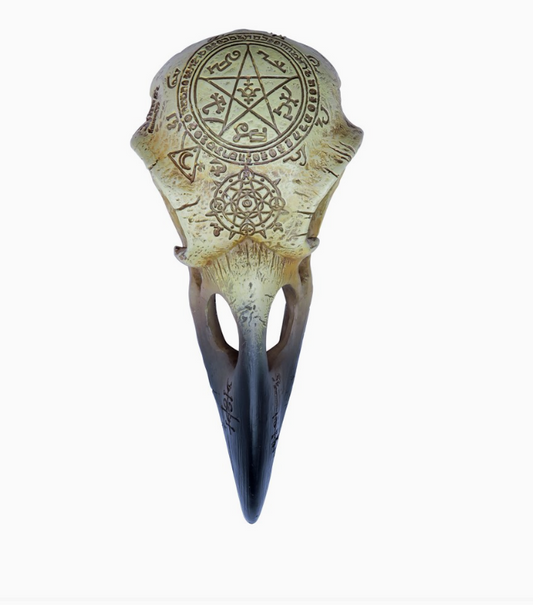 Omega Raven Skull Ornament