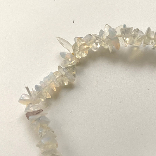 Crystal Chip Bracelet - Opalite
