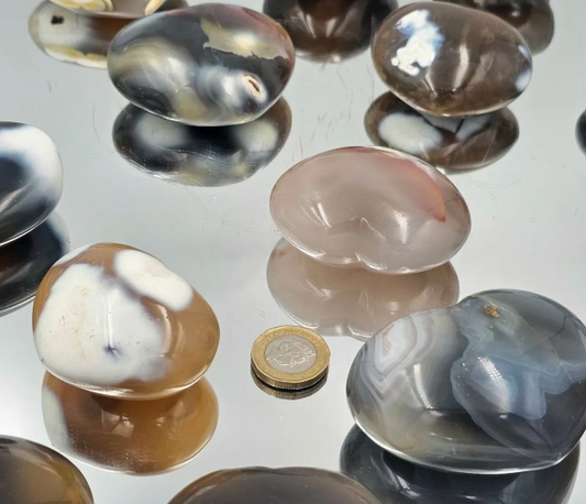 Crystal Heart - Orca Agate