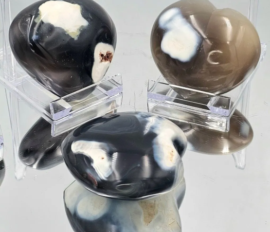 Crystal Heart - Orca Agate