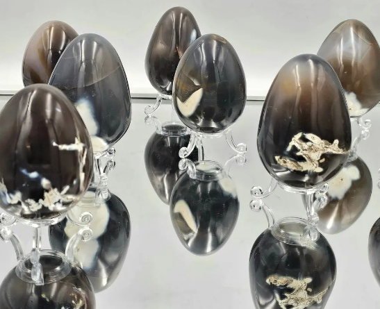 Crystal Egg - Orca Agate