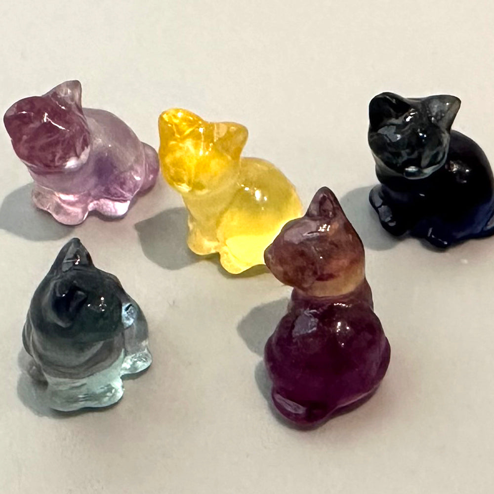 Crystals - Mini Carvings - Rainbow Fluorite