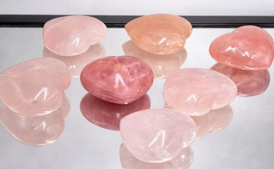 Crystal Heart - Rose Quartz