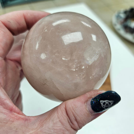 Crystal Sphere - Rose Quartz