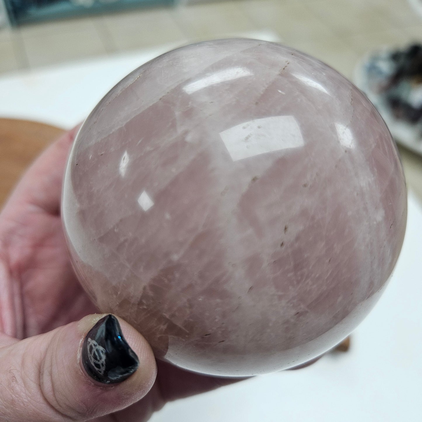 Crystal Sphere - Rose Quartz
