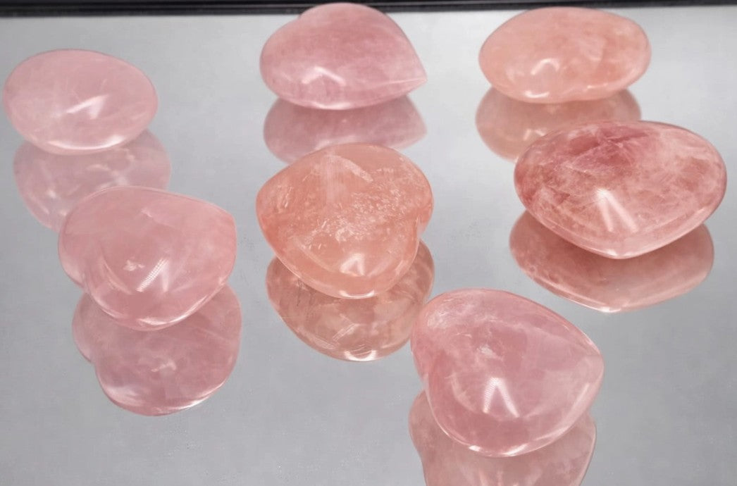 Crystal Heart - Rose Quartz