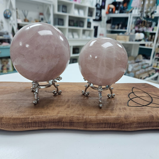Crystal Sphere - Rose Quartz