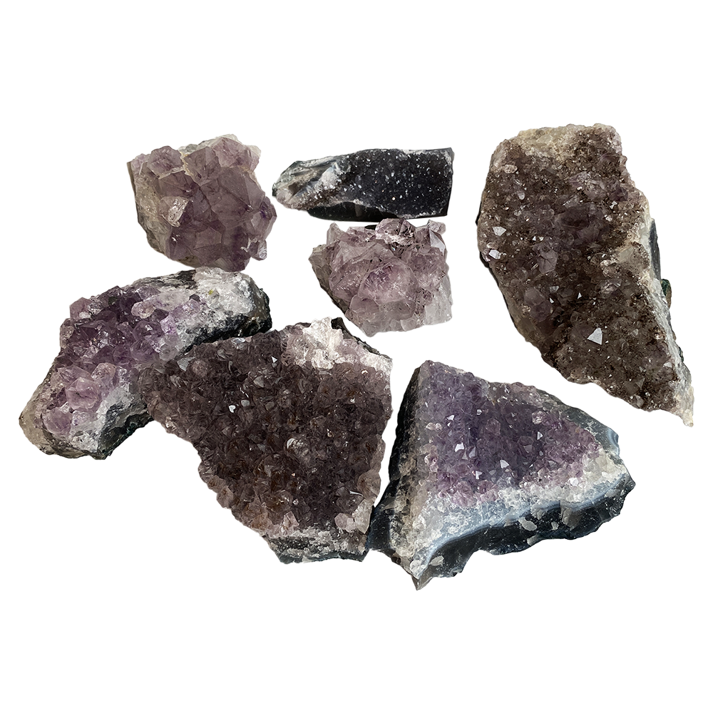 Crystal Cluster - Rough Cut - Amethyst