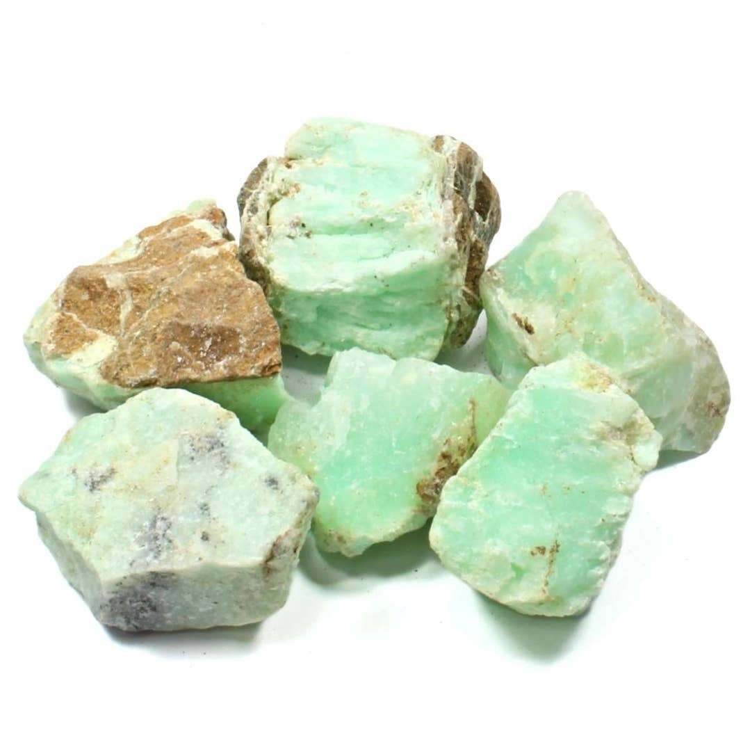 Crystals - Rough Cut - Chrysoprase