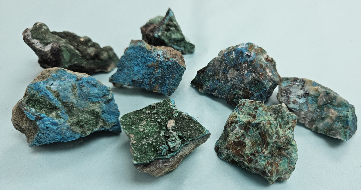 Crystals - Rough Cut - Chrysocolla