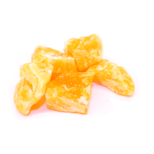 Crystals - Rough Cut - Orange Calcite