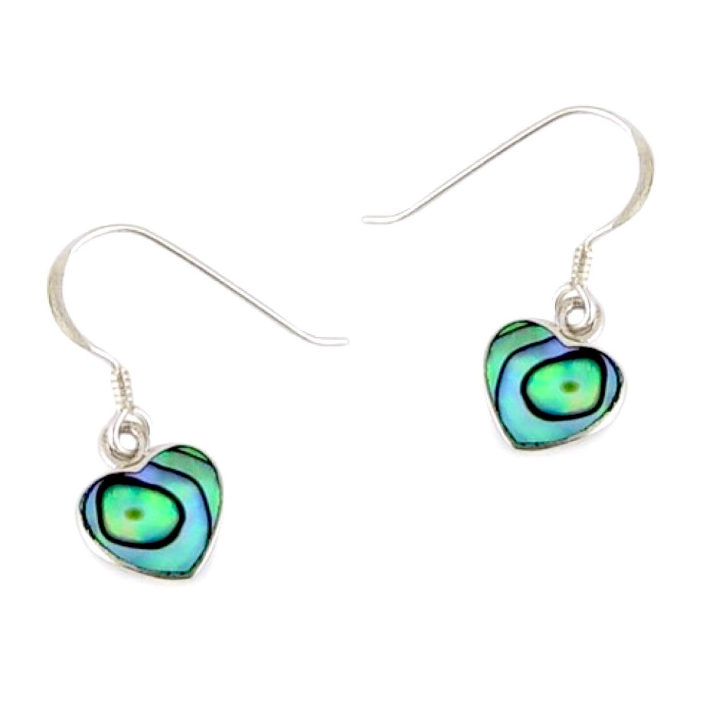 Silver Earrings - Abalone Shell