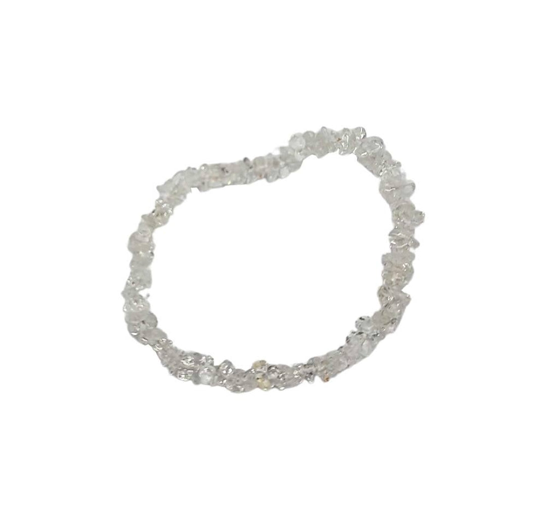 Crystal Chip Bracelet - Clear Quartz