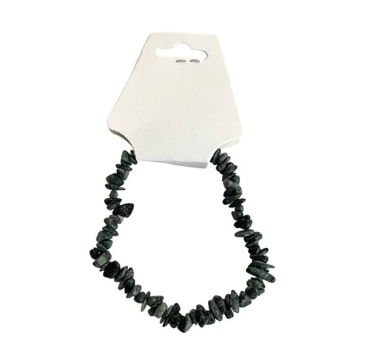 Crystal Chip Bracelet - Kambaba Jasper