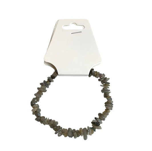 Crystal Chip Bracelet - Labradorite