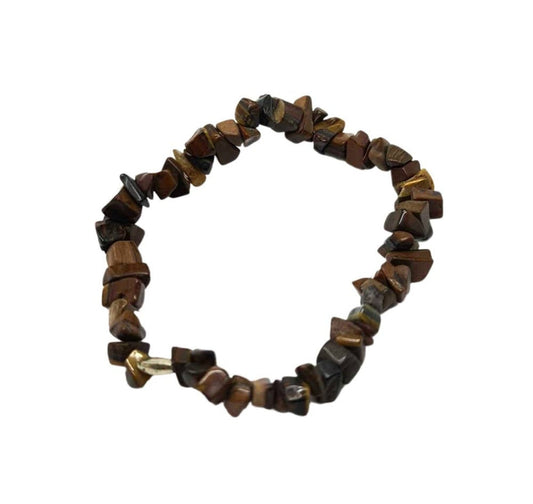 Crystal Chip Bracelet - Tiger's Eye