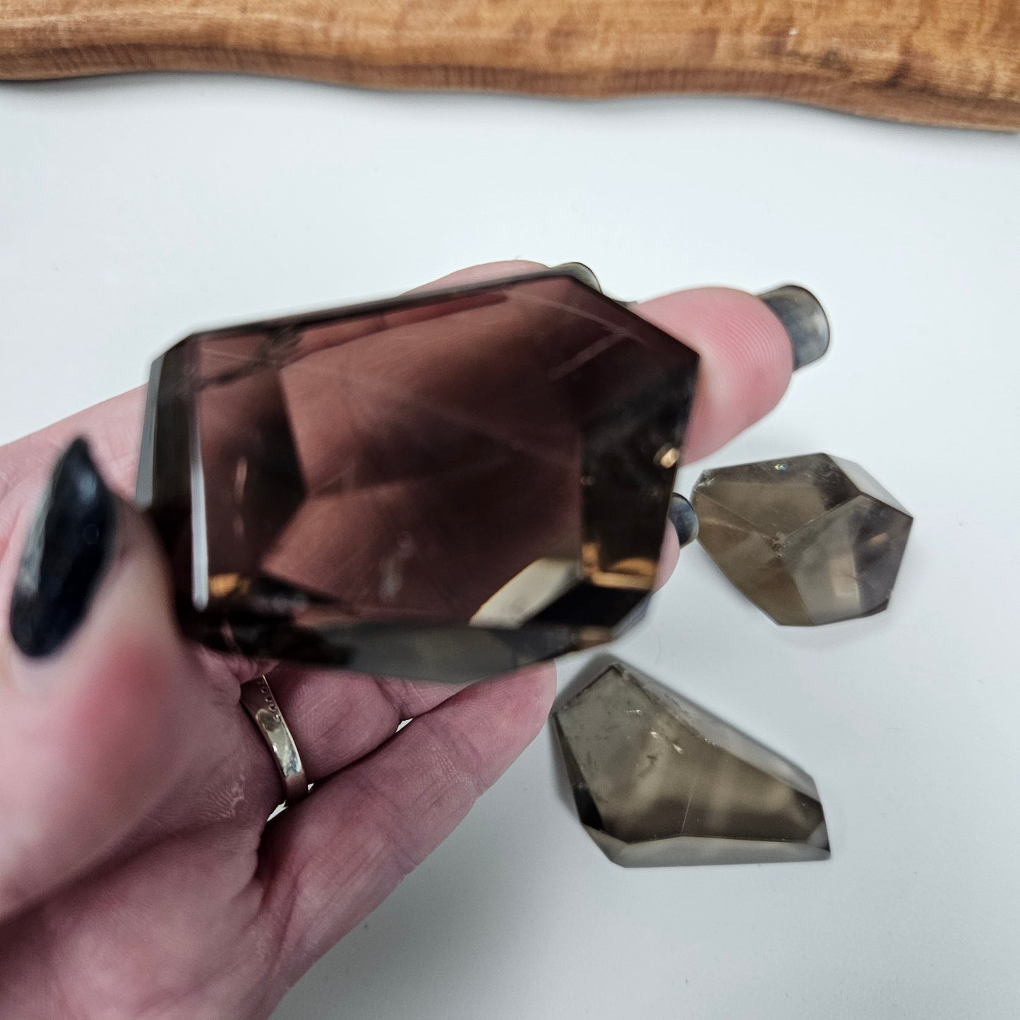 Crystal Carved Freeform - Smoky Quartz
