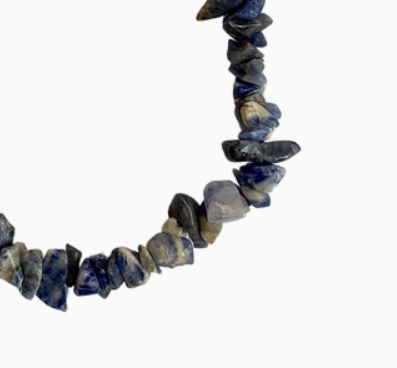 Crystal Chip Bracelet - Sodalite