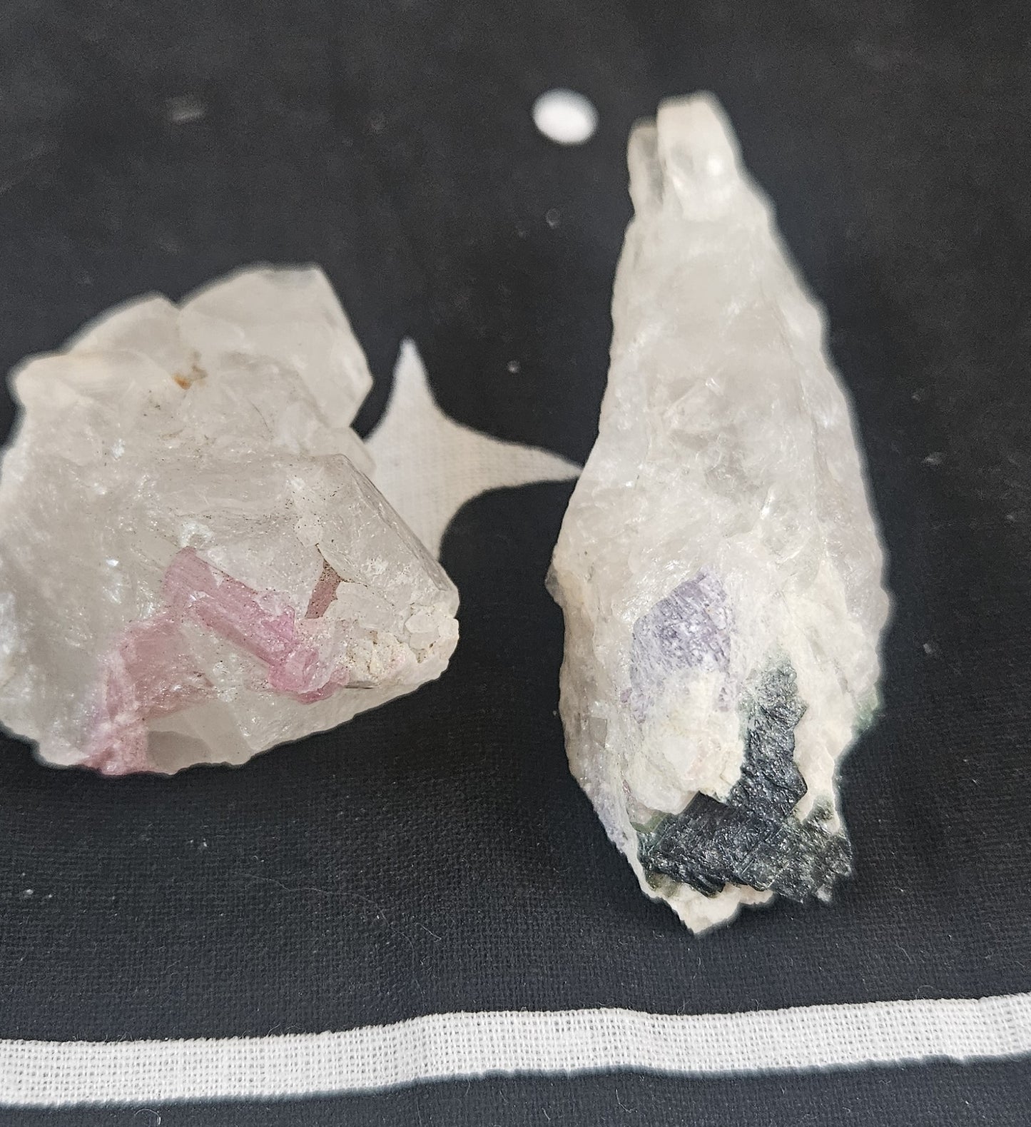 Colourful Tourmaline (various) on Matrix