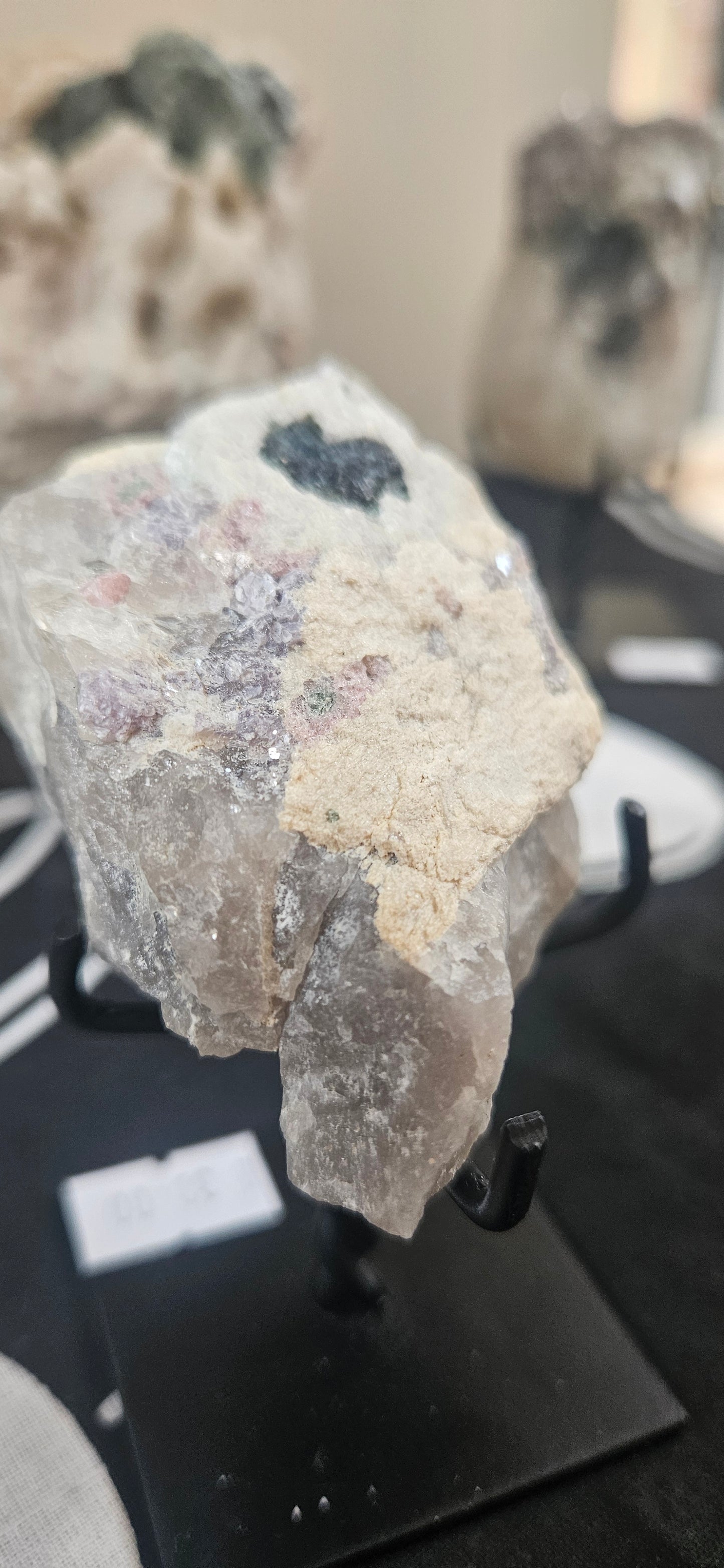 Colourful Tourmaline (various) on Matrix