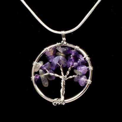 Crystal Pendant - Tree of Life