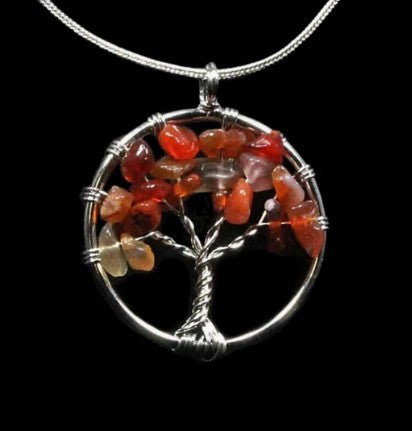 Crystal Pendant - Tree of Life