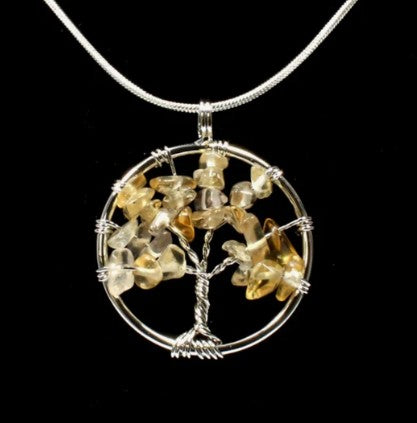 Crystal Pendant - Tree of Life