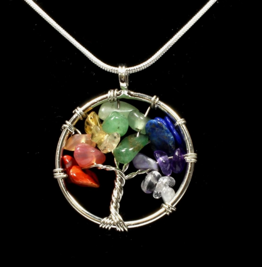 Crystal Pendant - Tree of Life