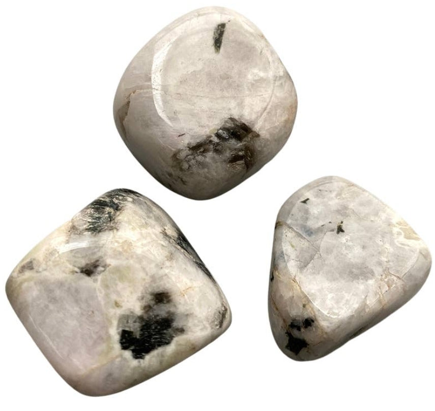 Crystals - Polished Tumble Stones - Rainbow Moonstone